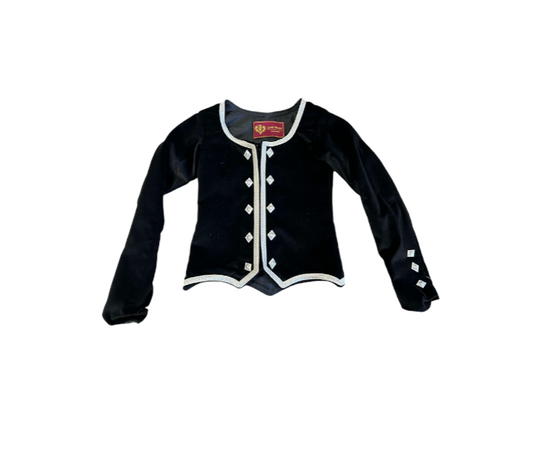 Highland Dance Jacket In Black - Size 28