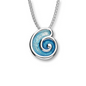 Tranquillity Marine Shell Sterling Silver Necklace