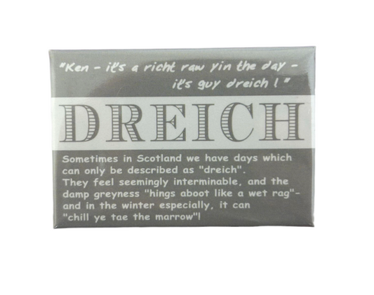 Doric Fridge Magnet - Dreich