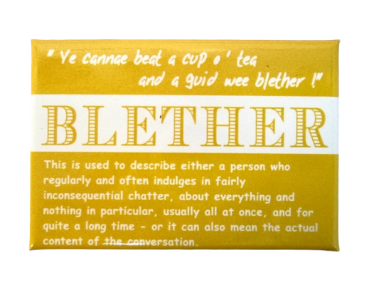 Doric Fridge Magnet - Blether