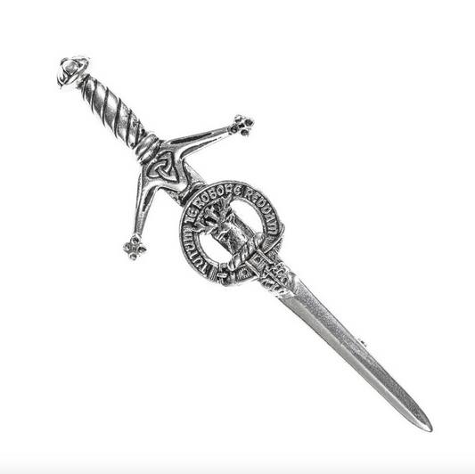 Crawford Clan Sword Kilt Pin