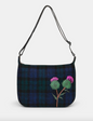 Scottish Thistle Hobo Handbag