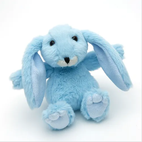 Mini Snuggly Bunny Baby Blue