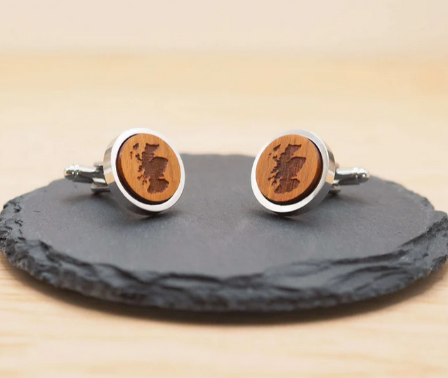 Scotland Wooden Cufflinks