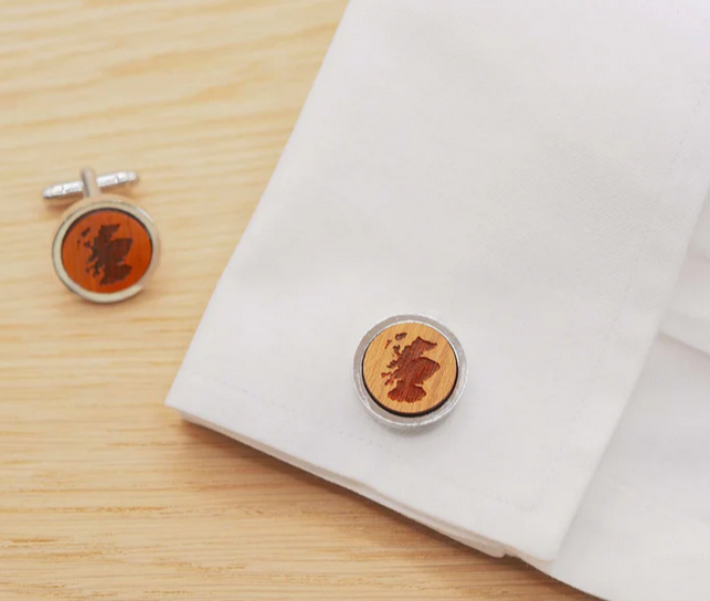 Scotland Wooden Cufflinks