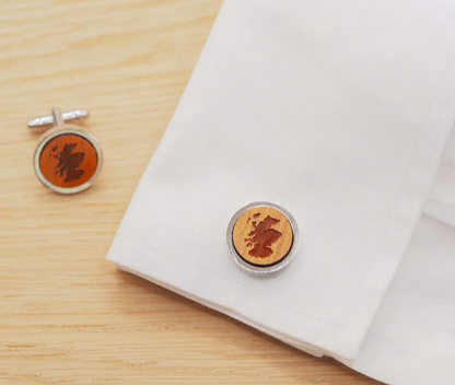 Scotland Wooden Cufflinks