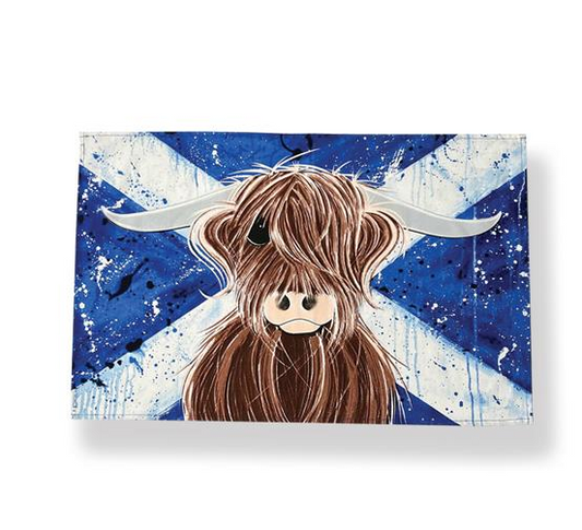 Highlander Cow Tea Towel