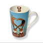 Hares In Love China Mug