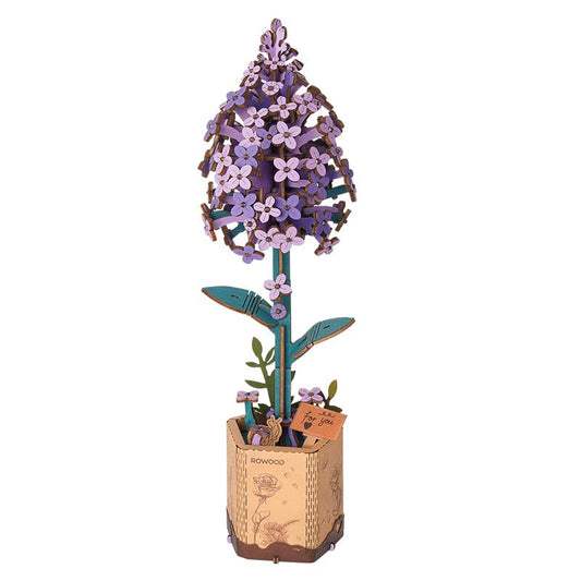 Purple Lilac Pot Model Kit