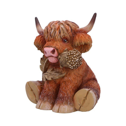 Highland Thistle Cow Ornament