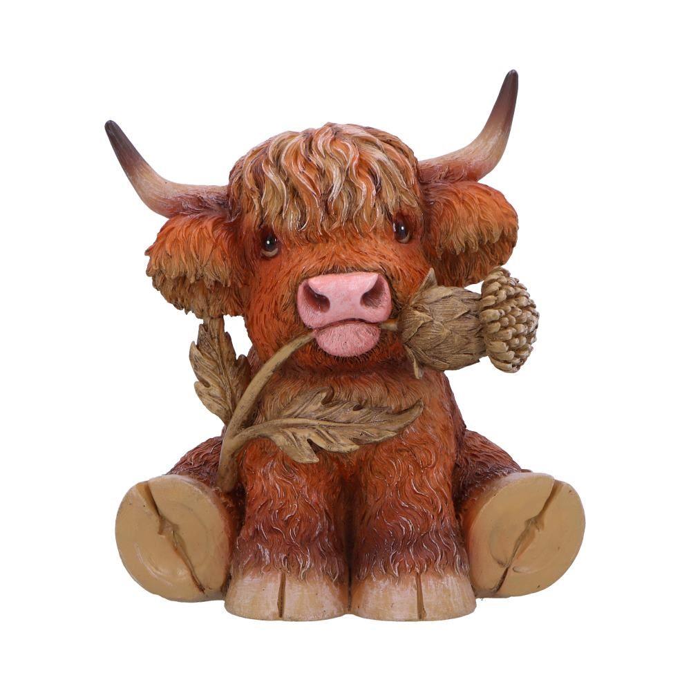 Highland Thistle Cow Ornament