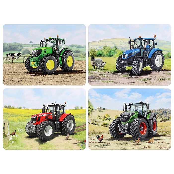 Set of 4 Tractor Placemats