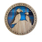 Wooden Puffin Coaster - 3 Tartans
