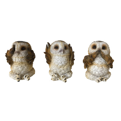 Three Wise Owls