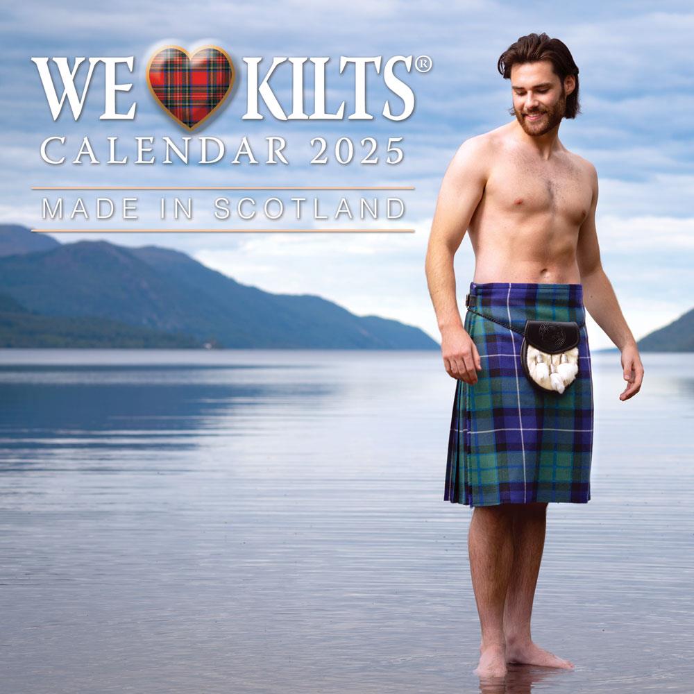 Men In Kilts Compact Calendar 2025