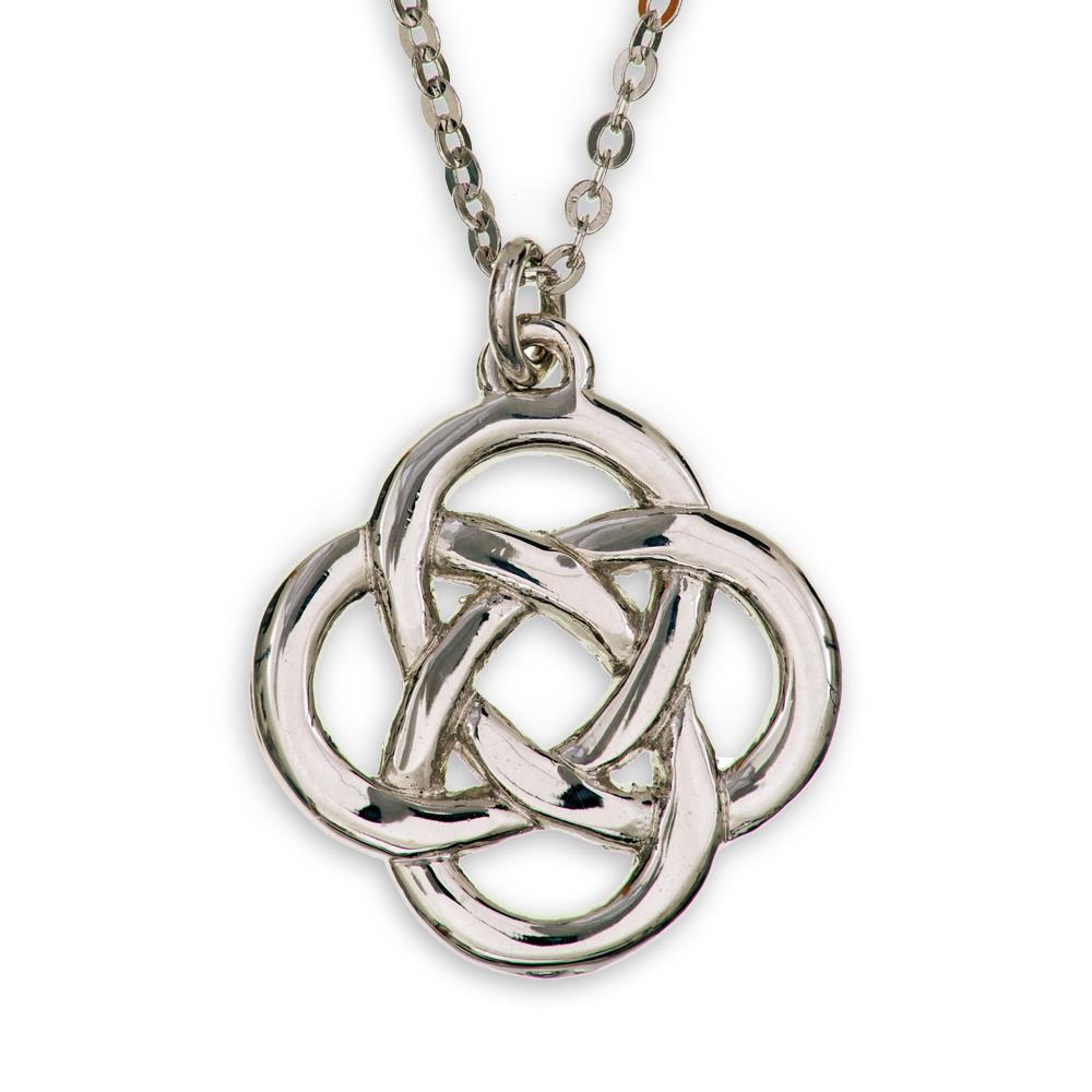 Jura Celtic Knot Pewter Necklace