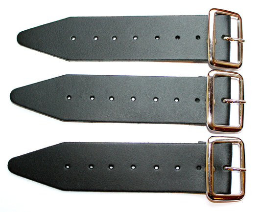 Three Pack Leather Kilt Strap Extenders - 1.5"