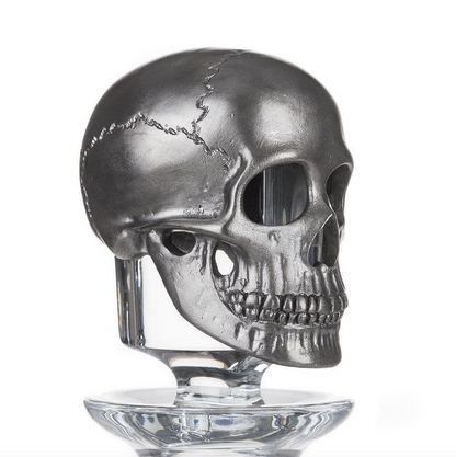 Skull Glass Pyramid Whisky Decanter