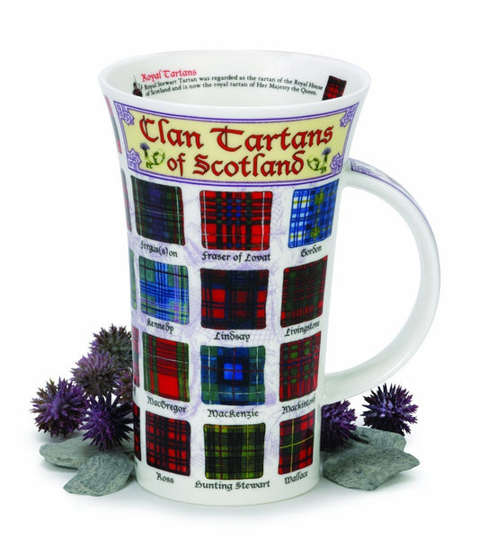 Clan Tartans of Scotland China Mug
