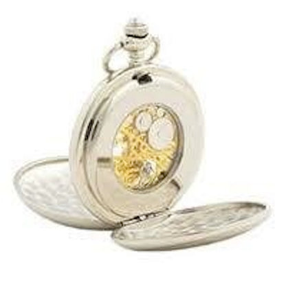 Triquetra Celtic Knot Mechanical Pocket Watch