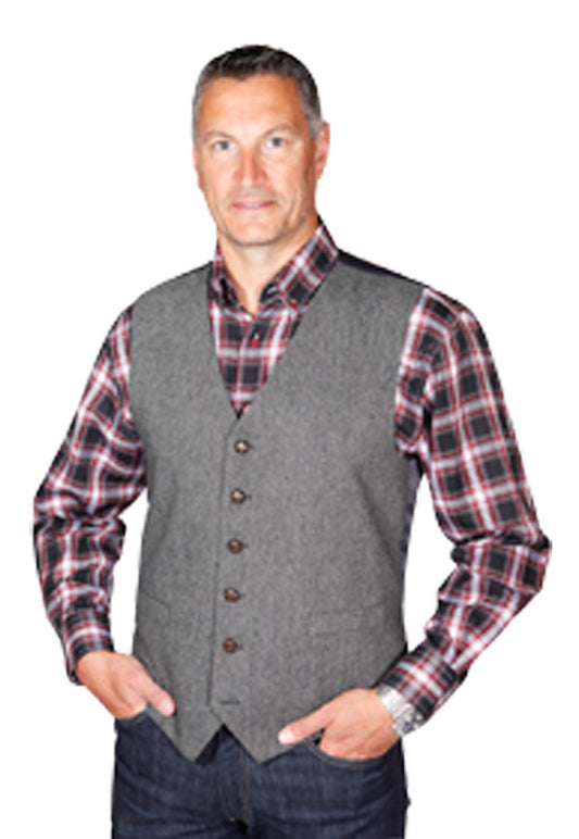 Donegal Style Tweed Waistcoat