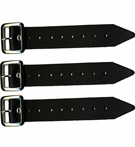 Three Pack Leather Kilt Strap Extenders - 1.25"