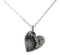 Dandelion Wish Heart Necklace