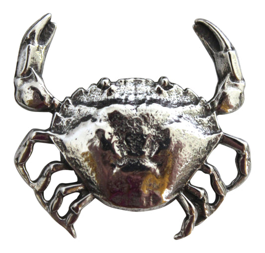 Polished Crab Brooch