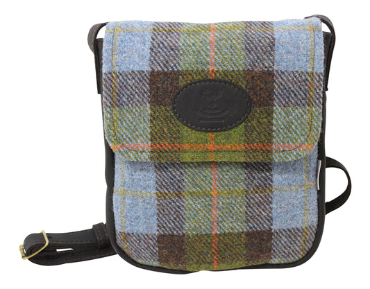 Deerskin Leather MacLeod Tartan Cross Over Bag