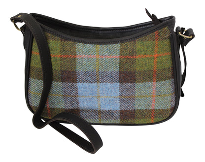 Deerskin Leather MacLeod Tartan Shoulder Bag