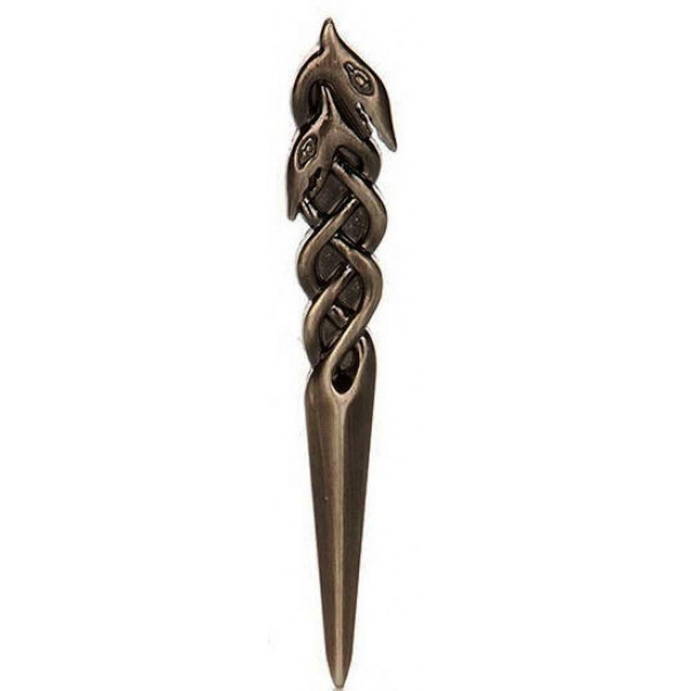 Celtic Serpent Kilt Pin - 2 finishes