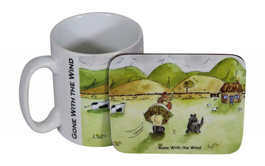 Scottish Movie Mug & Coaster - Gone With The Wind