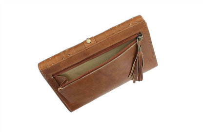 Flap Purse in Green Red or Tan