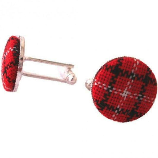 Royal Stewart Tartan Cufflinks