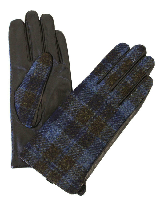 Blue & Brown Gloves