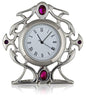 Celtic Purple Clock - Stone Inset