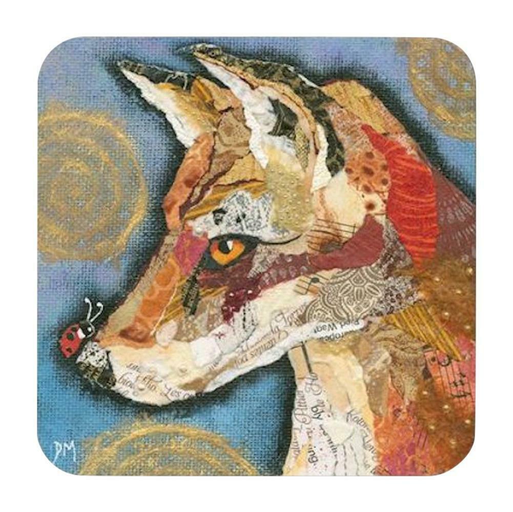 Hi Jack' Fox Ladybird Coaster