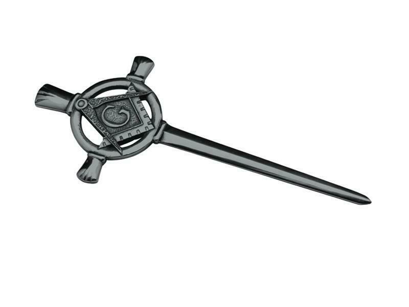 Matte Masonic Kilt Pin