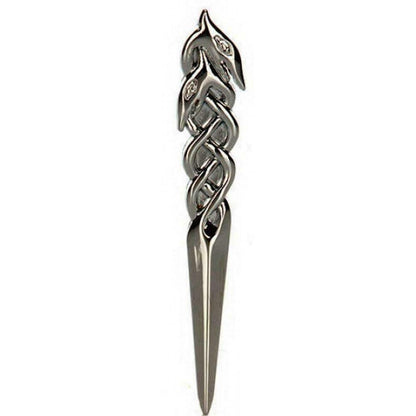 Celtic Serpent Kilt Pin - 2 finishes