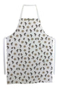 Penguin Apron - White Neck & Ties