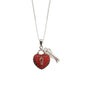 Red White Blue "Key To My Heart" Necklace