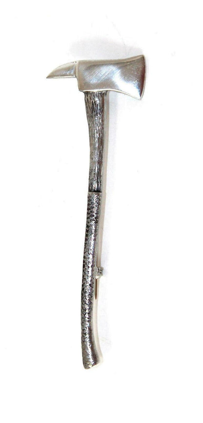 Traditional Fire Axe Kilt Pin - Available in Chrome, Antique and Gold