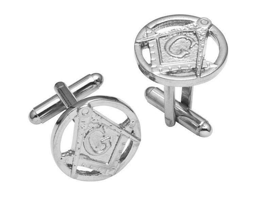 Polished Masonic Cufflinks