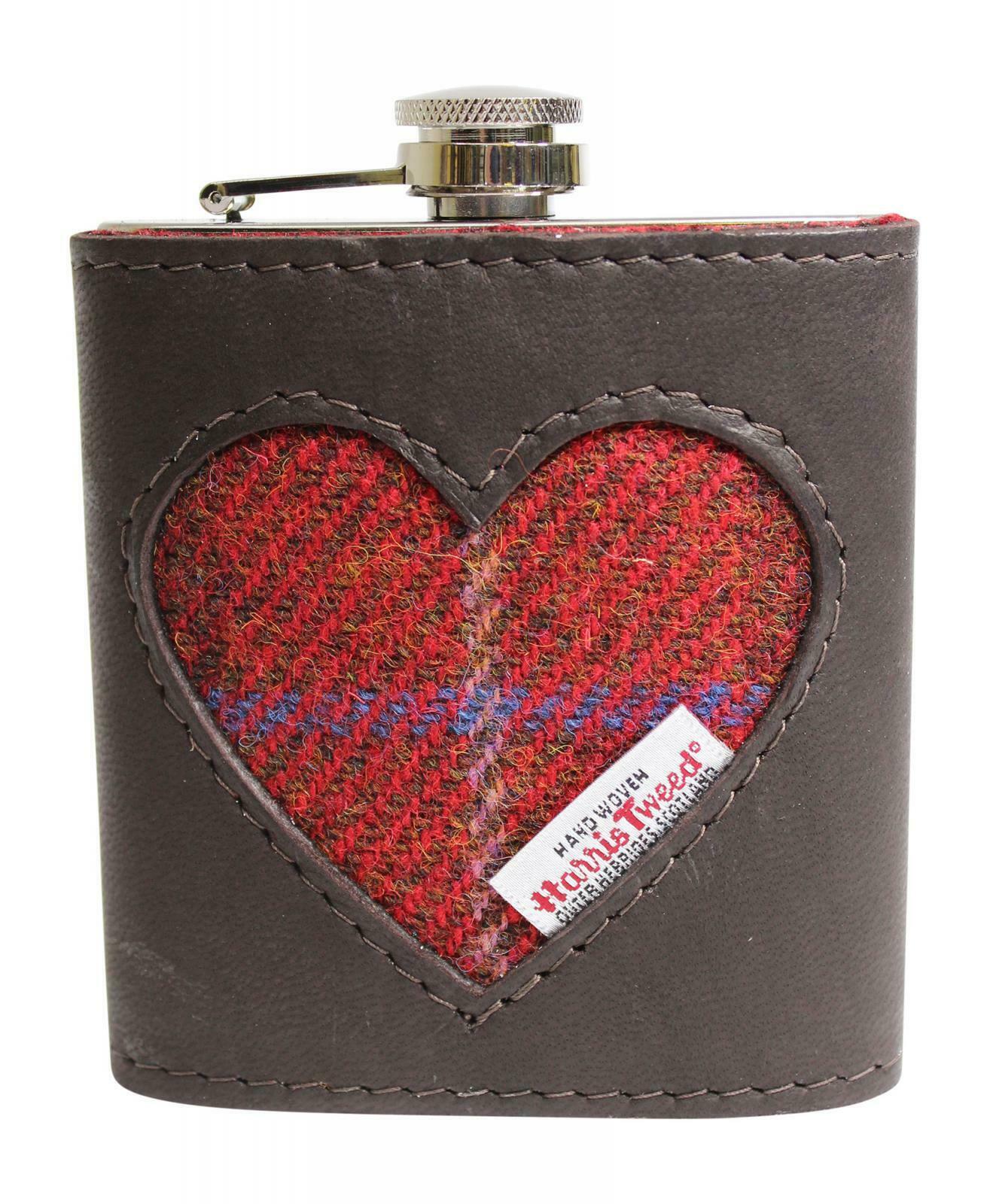 Brown Leather Hip flask