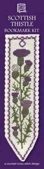 Thistle Bookmark Cross Stitch Kit