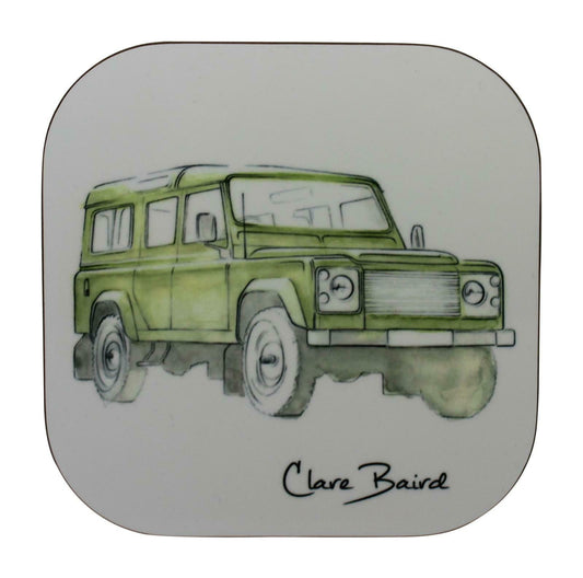 Green Land Rover Coaster