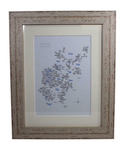 Art By The Loch Handmade Scottish Orkney Islands Word Art Picture