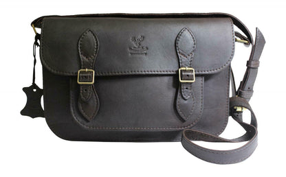 Deerskin Satchel With Adjustable Strap