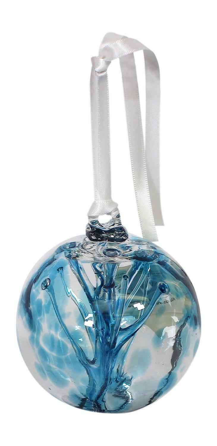 Happy Birthday Glass Bauble