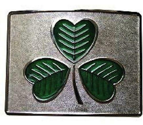 Shamrock Kilt Buckle